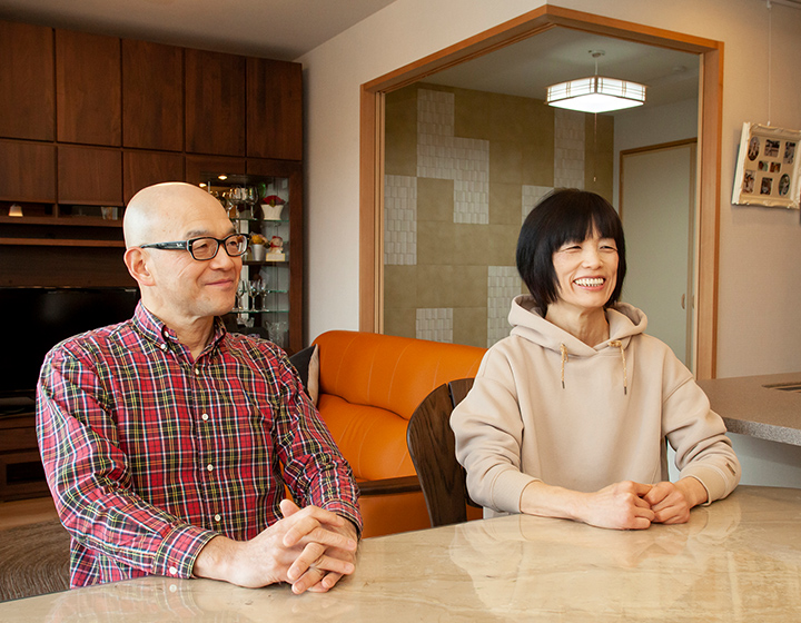 「ザ・パークハウスを選んでよかった。大満足です」