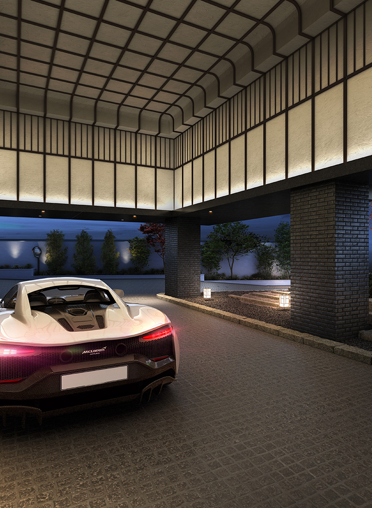 車寄せ完成予想CG