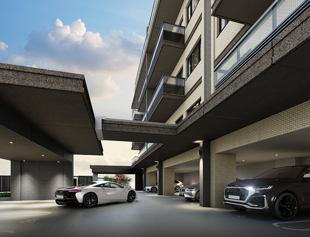1F駐車場完成予想CG