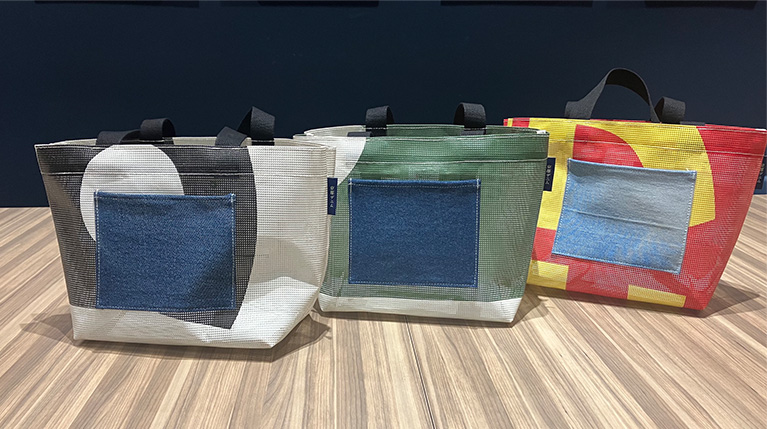 「京都デニム」とコラボレーションしたトートバッグ