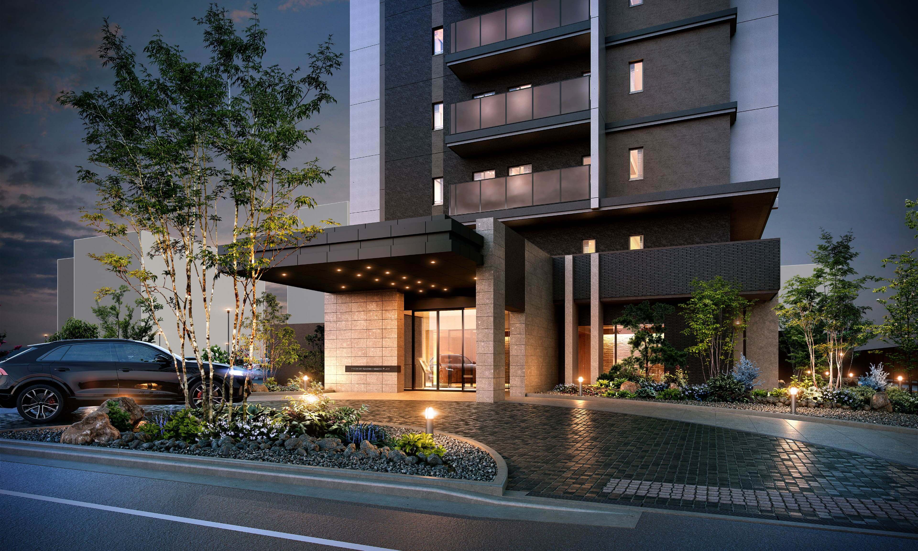 エントランスアプローチ完成予想CG