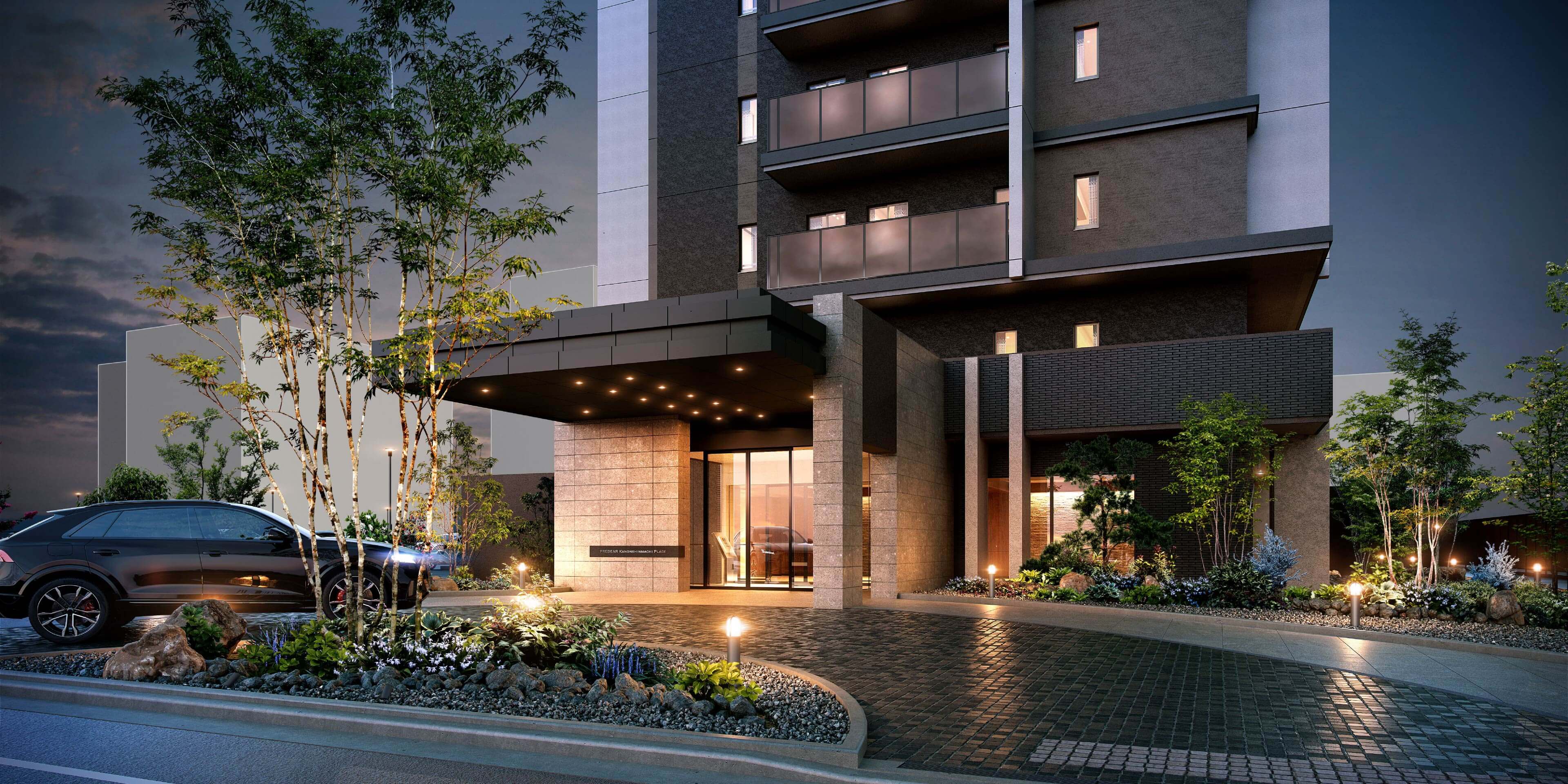 エントランスアプローチ完成予想CG