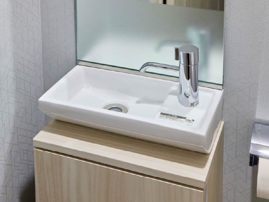 トイレ手洗いカウンター