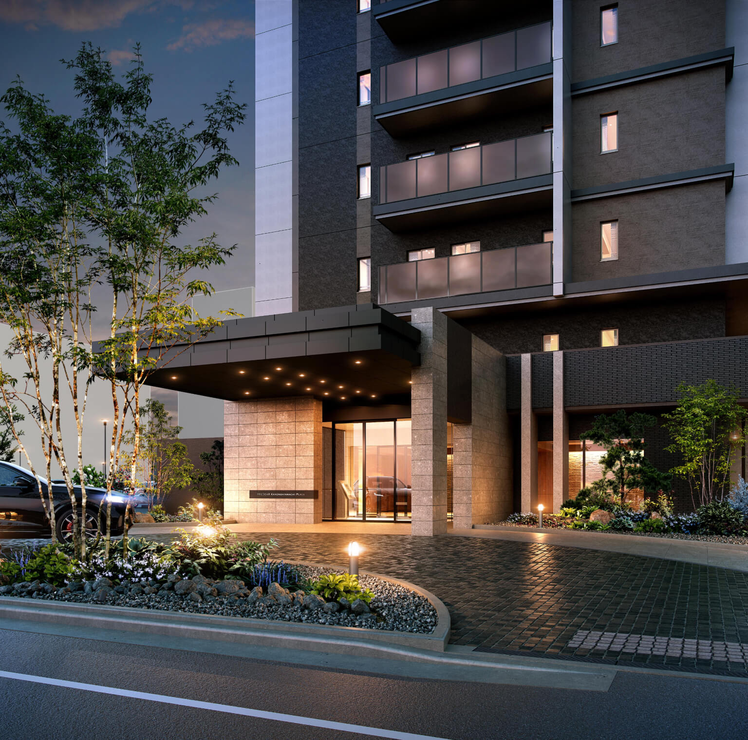 エントランスアプローチ完成予想CG