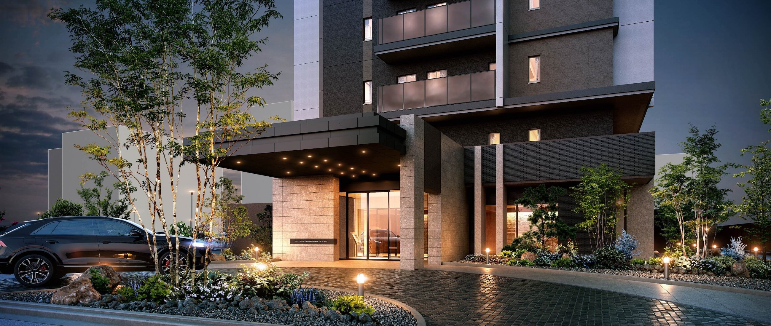 エントランスアプローチ完成予想CG