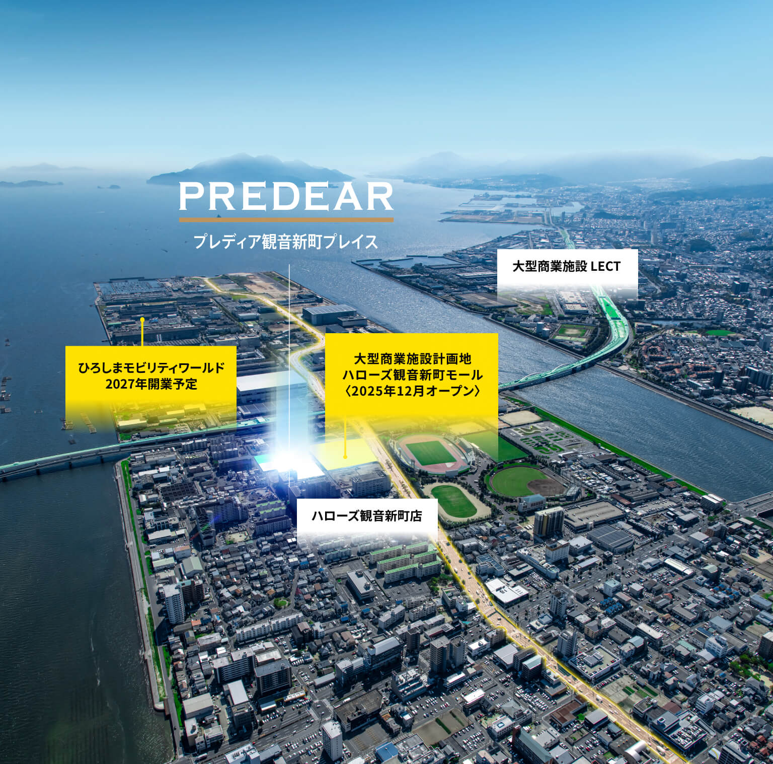 現地周辺航空写真