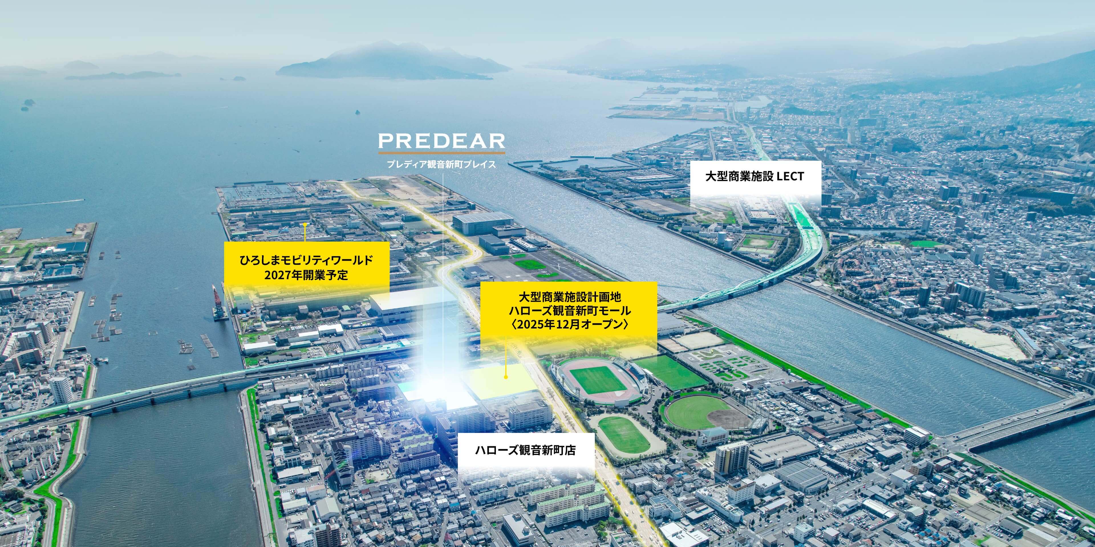 現地周辺航空写真