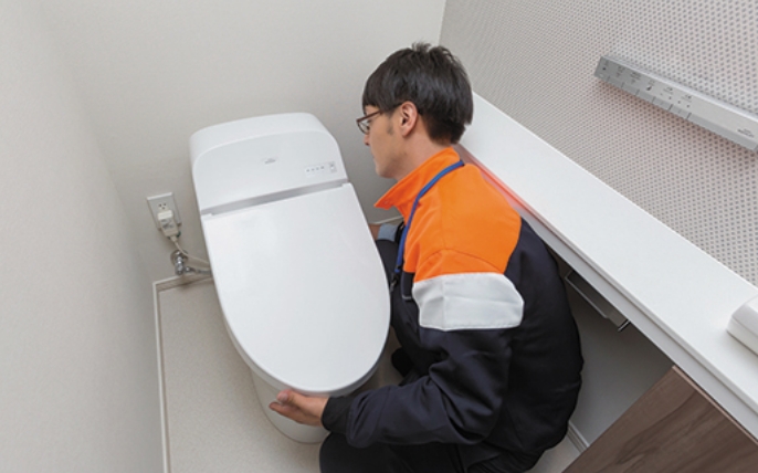 トイレが詰まった