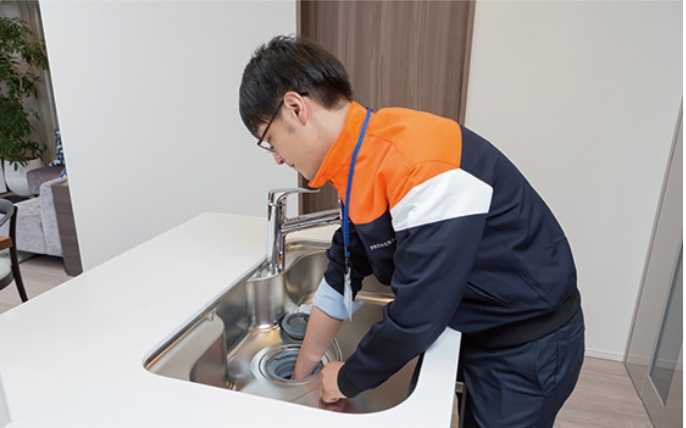 シンクの水が流れない