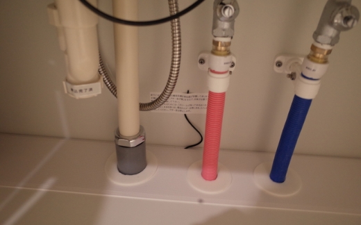 給排水管路の確認