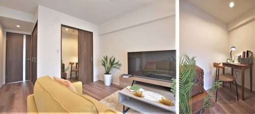 リビング横に、新たに小部屋を設置