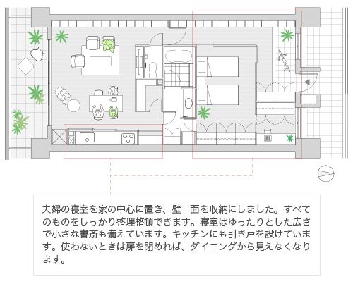 RT015「夫婦二人暮らしのくつろぎ空間」(Plan 17)