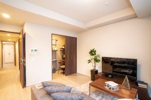 リビング横のクローゼット