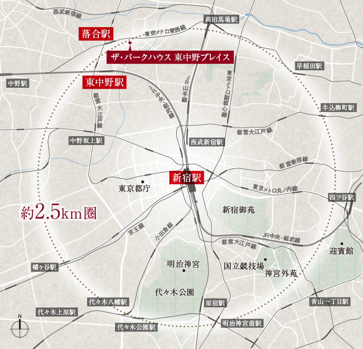 エリア概念図