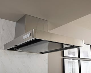 フィルターレス・整流板付レンジフード