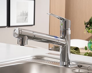 浄水器一体型シャワー水栓