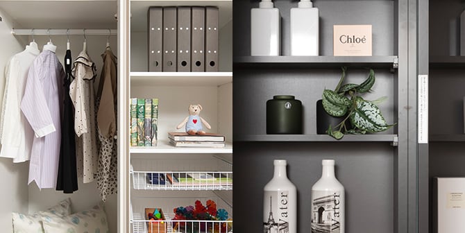 クローゼット（洋室3）・三面鏡収納