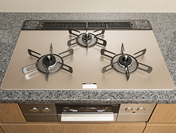 ガラストップコンロ