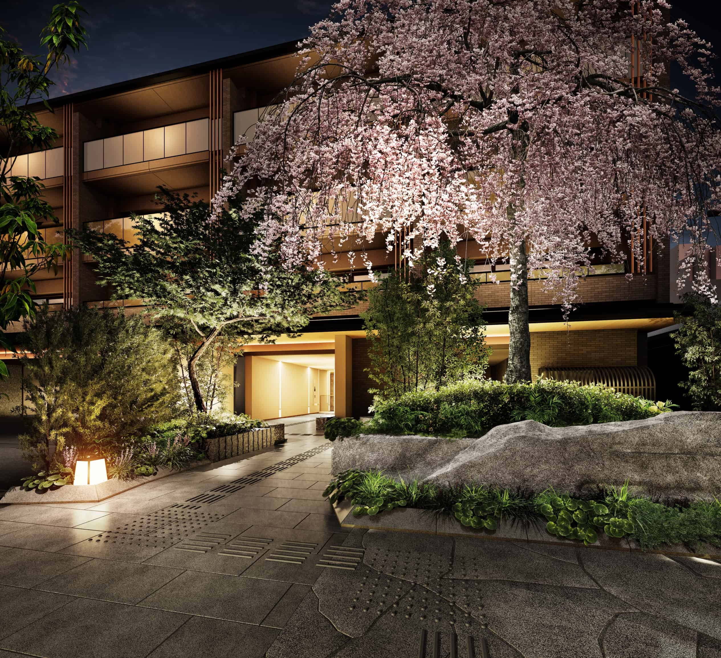 エントランスアプローチ完成予想CG