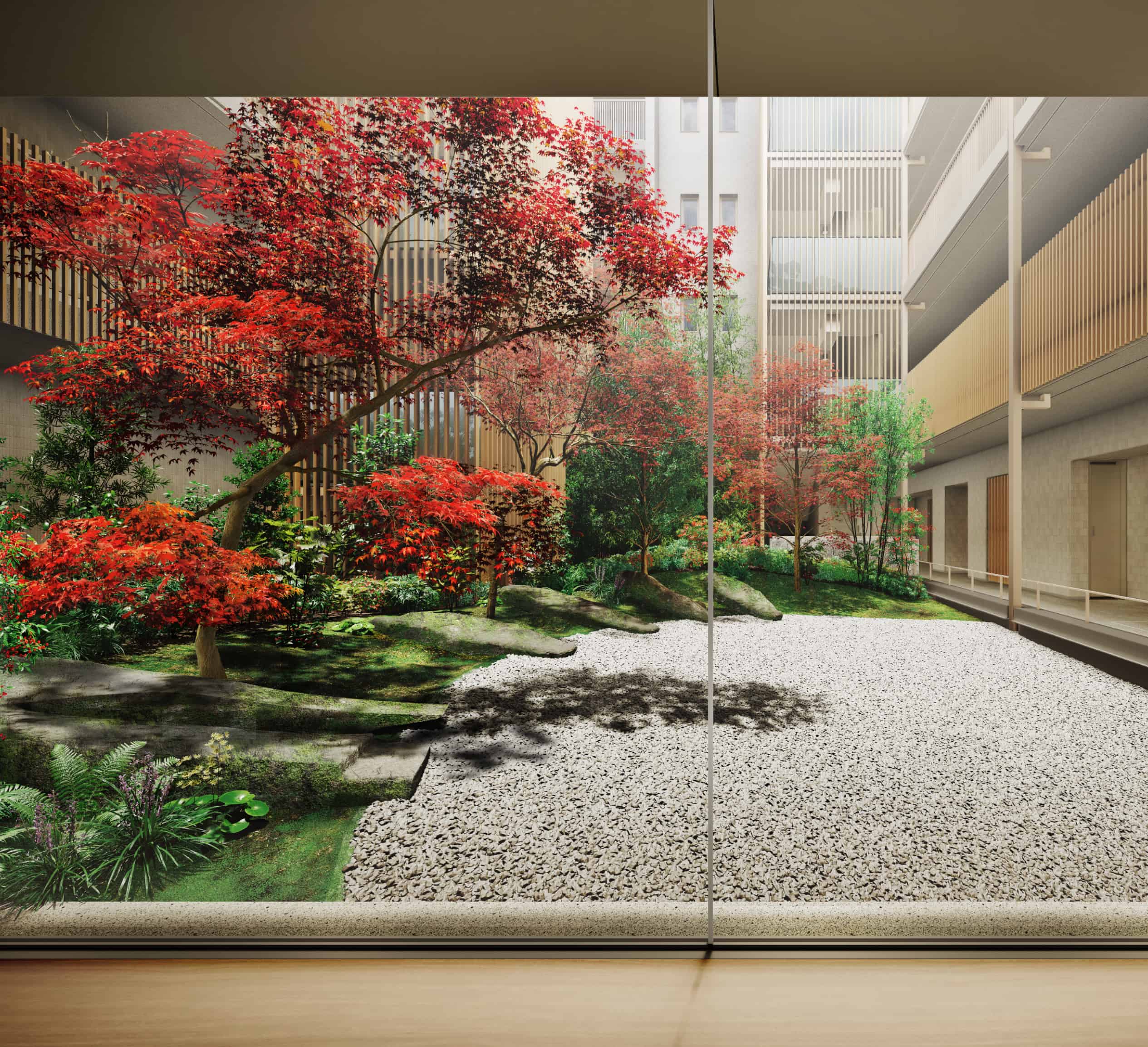 中庭完成予想CG