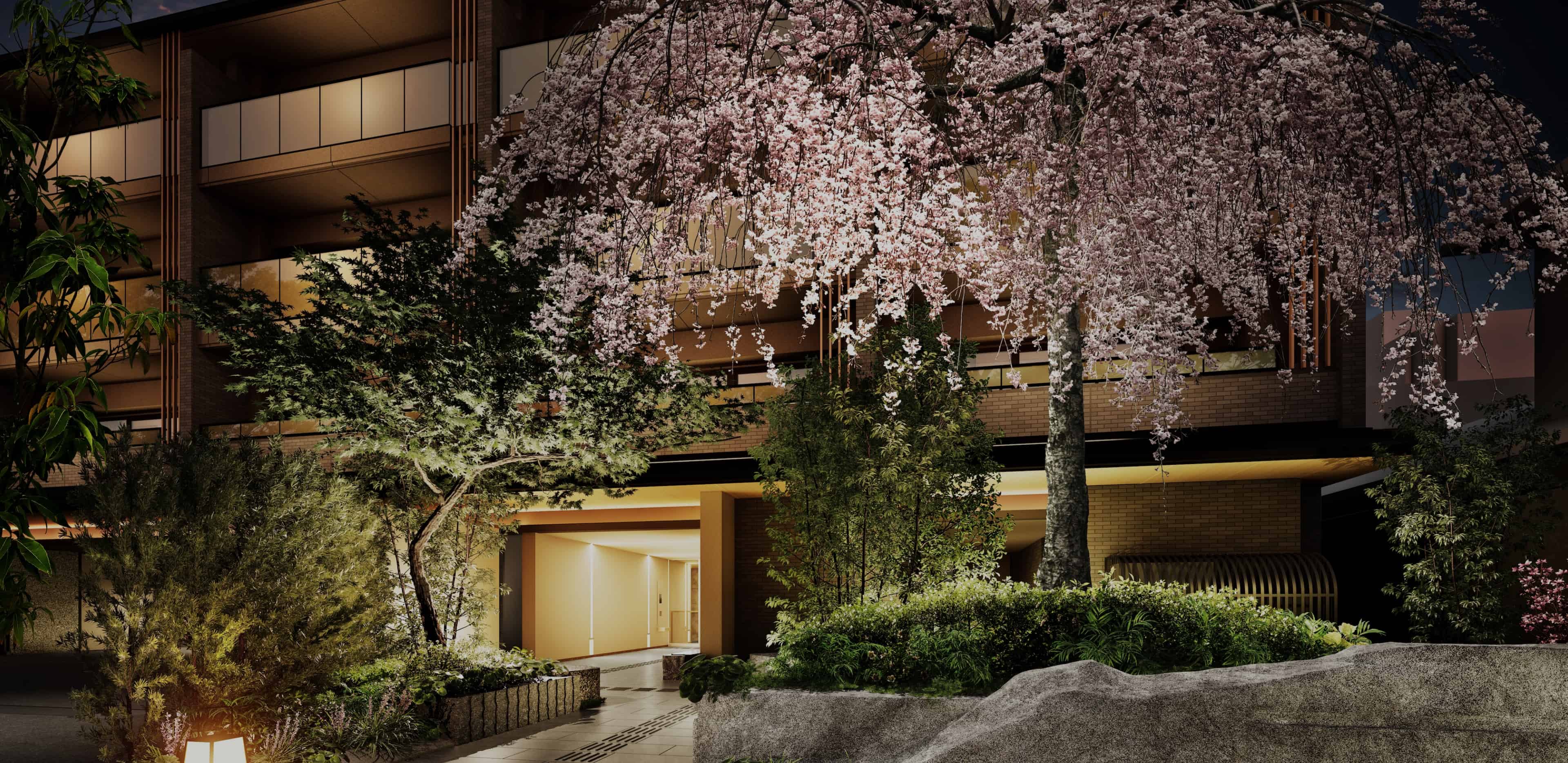 エントランスアプローチ完成予想CG