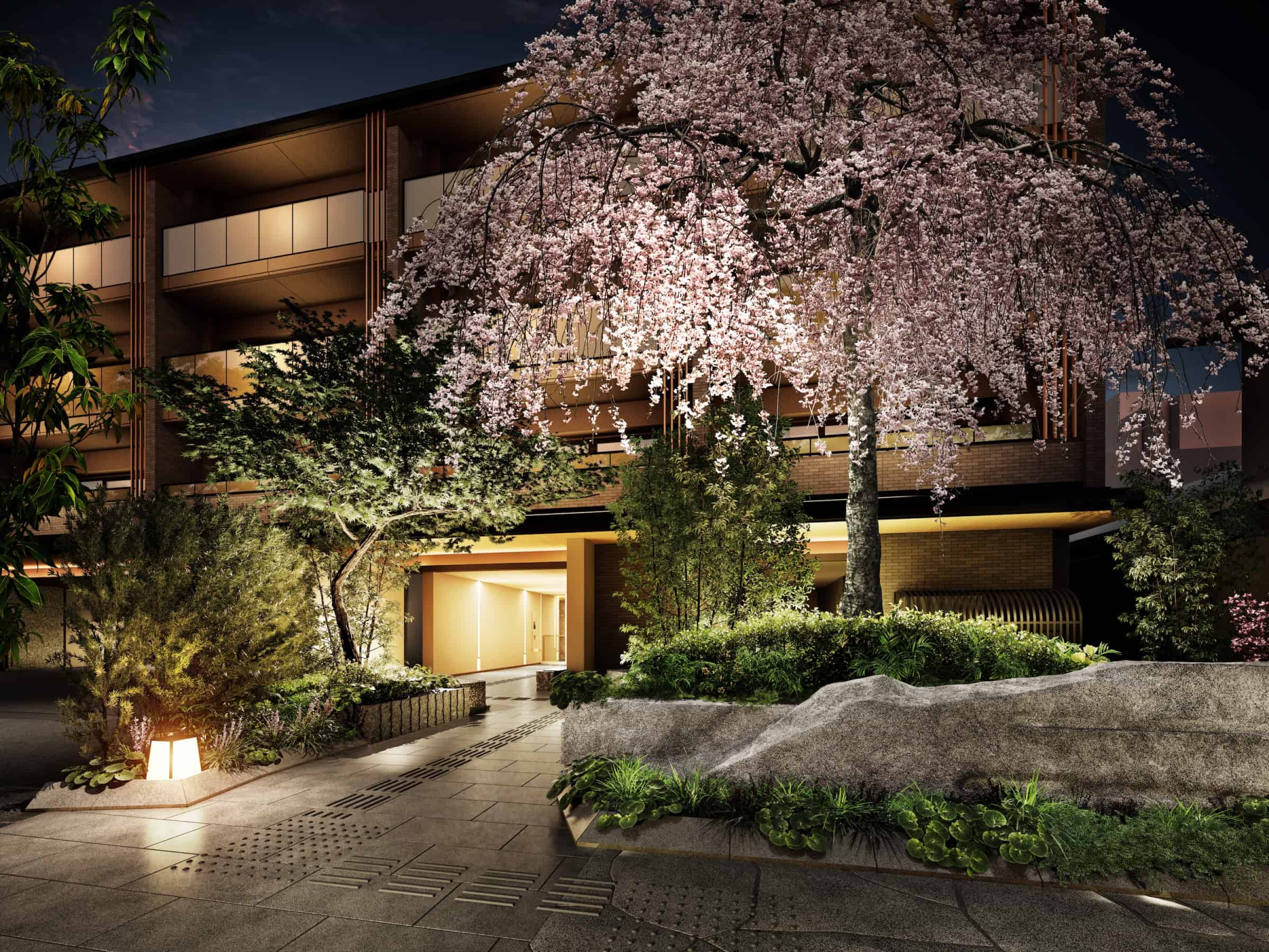 エントランスアプローチ完成予想CG