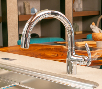 浄水器一体型タッチレス混合水栓