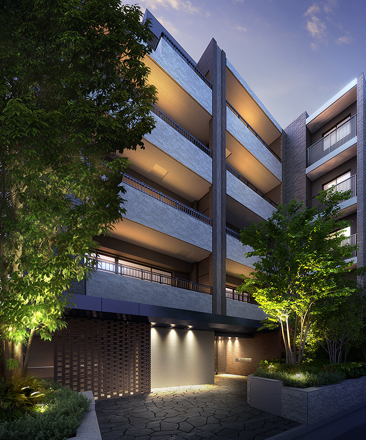 エントランスアプローチ完成予想CG