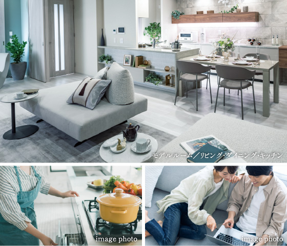 モデルルーム／リビング・ダイニング・キッチン/image photo/image photo