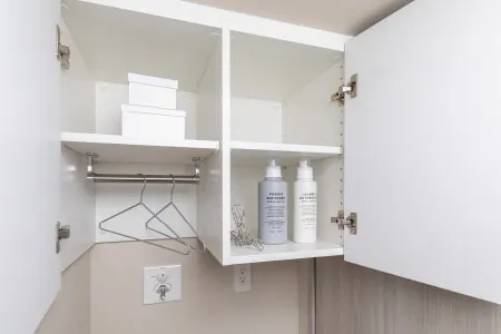 洗濯機上部吊戸棚