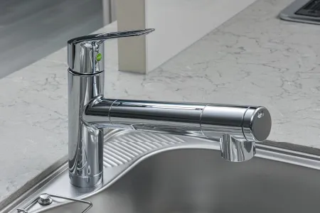 浄水器一体シャワー水栓