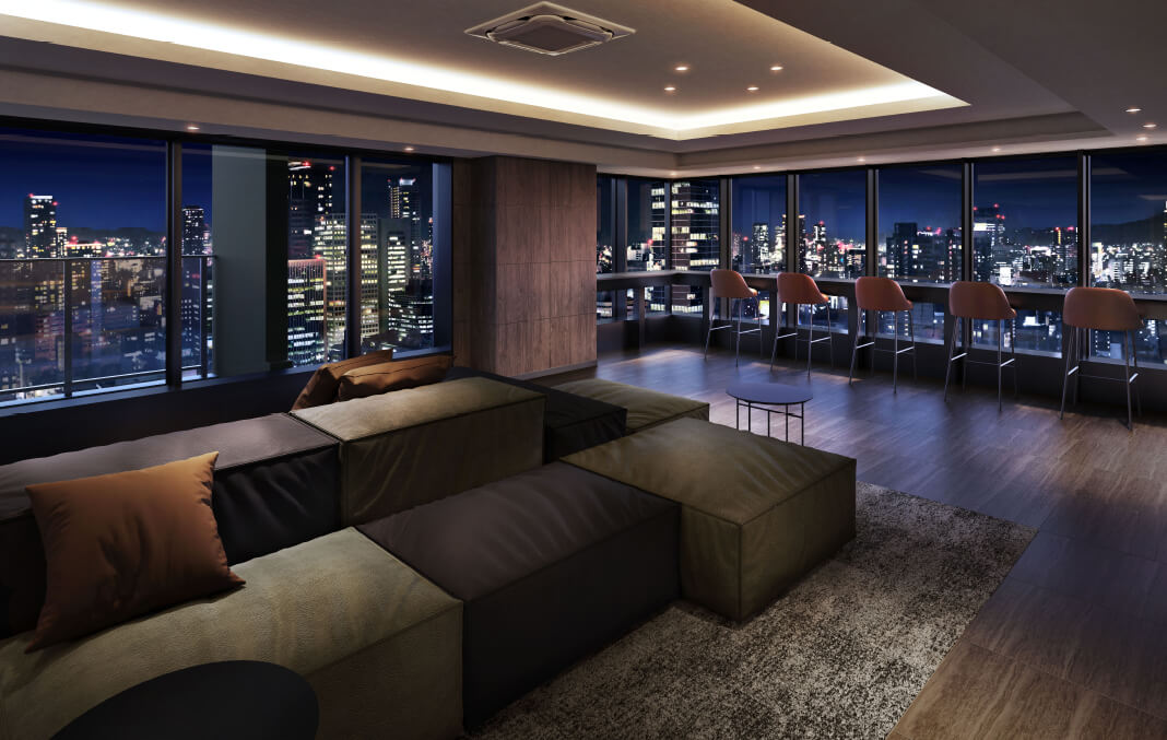 ビューラウンジ完成予想CG