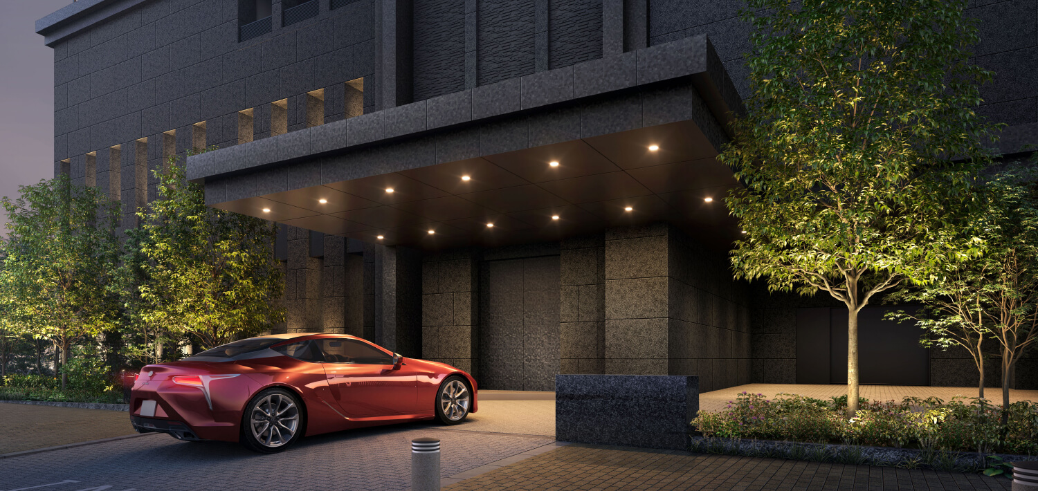 車寄せ完成予想CG