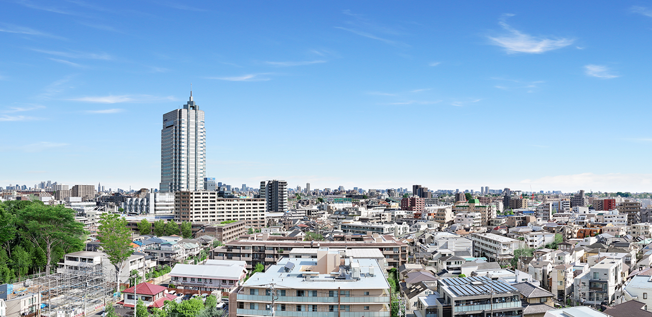 現地11階相当眺望写真（東向き）