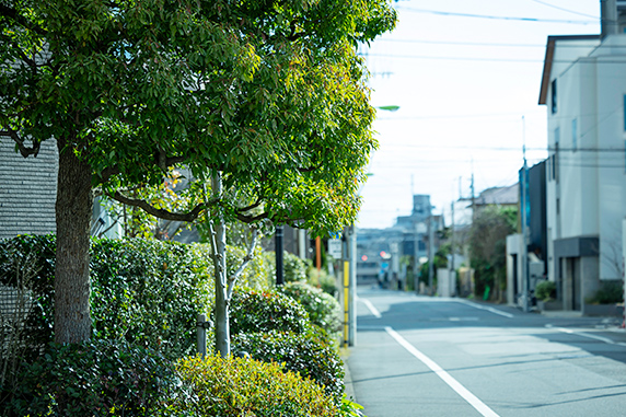 現地周辺の街並み（徒歩2分/約120m）