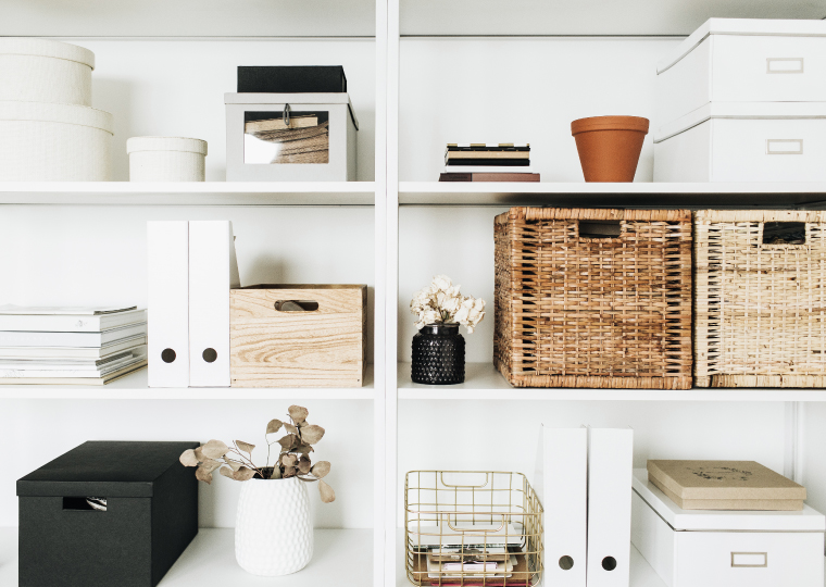 ストレージルームに