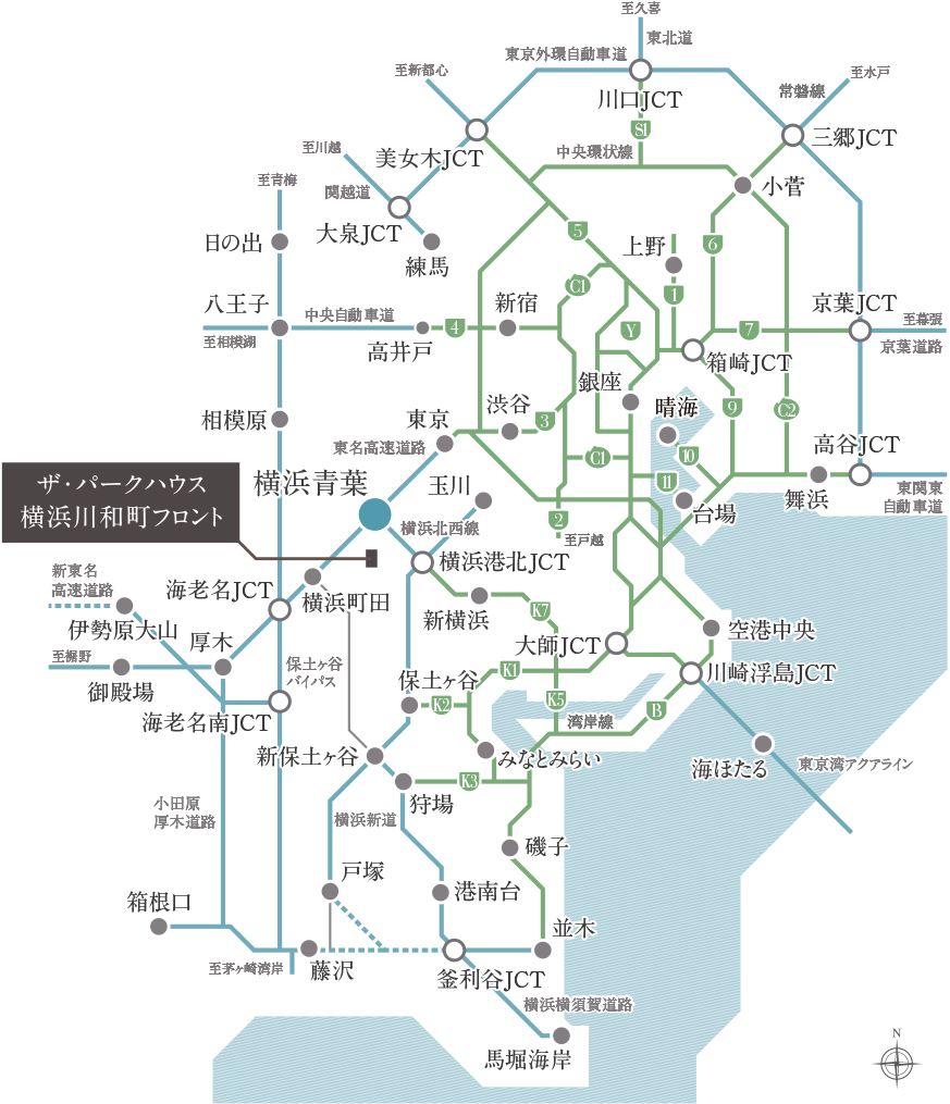 インターチェンジマップ