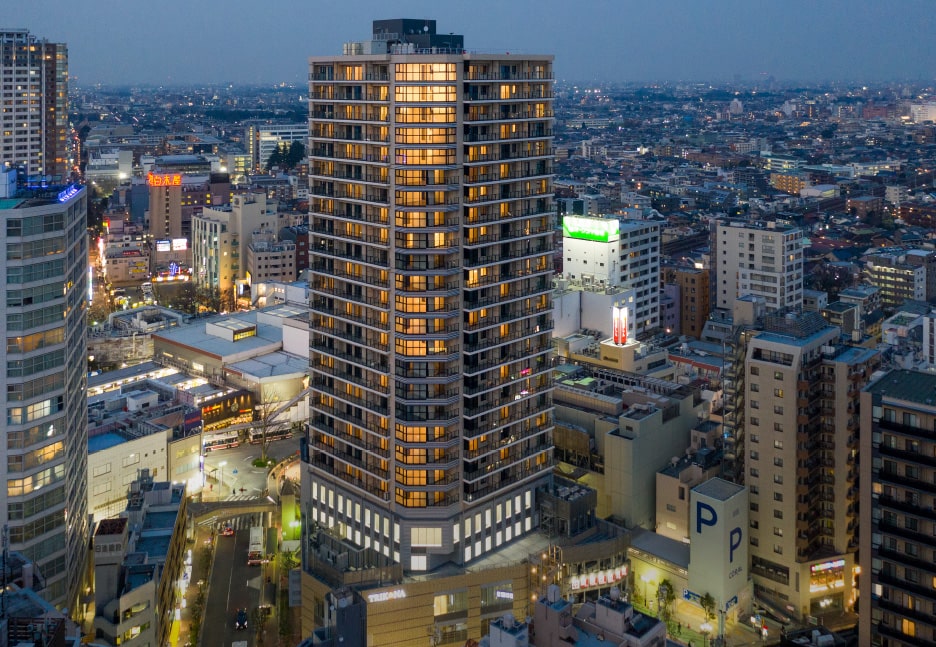 グレーシアタワー三鷹(2019年2月竣工)