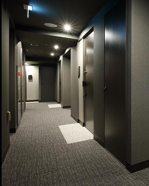 高級感のある内廊下