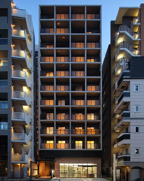 スタイリッシュな外観