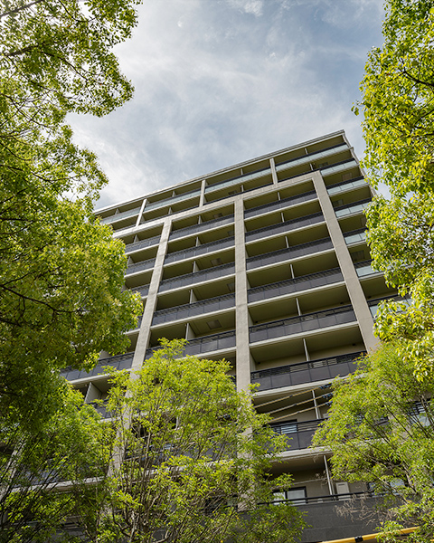 存在感際立つファサード