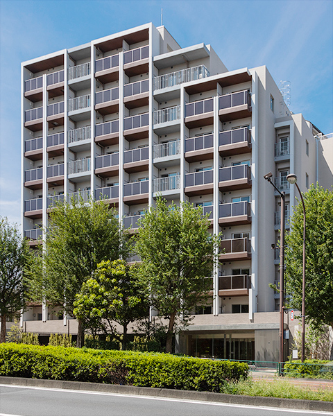 明るくシャープな外観デザイン