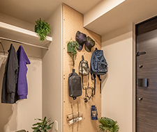 有孔ボード（一部住戸）