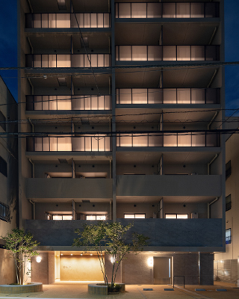 落ち着きあるファザード