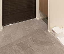 上がり框のない玄関