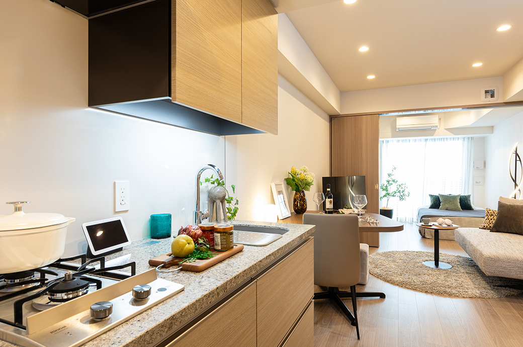 Living Dining Kitchen