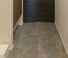 上がり框のない玄関