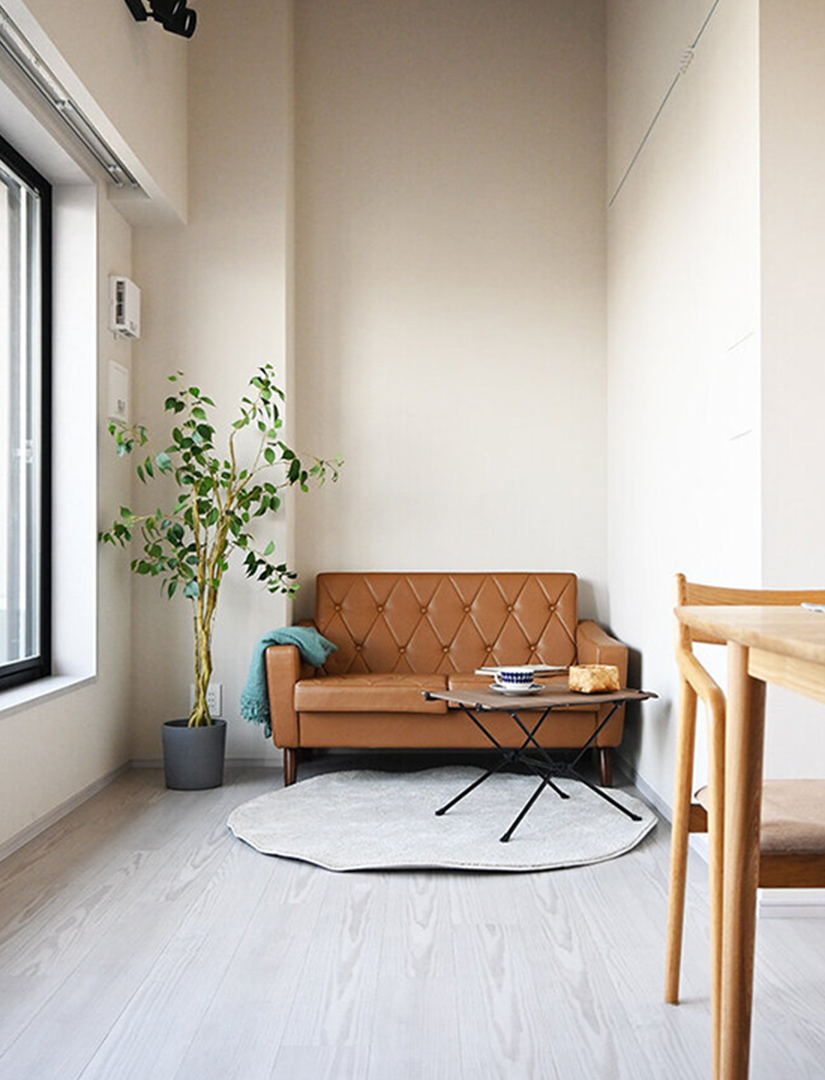 開放的で明るいリビングダイニング