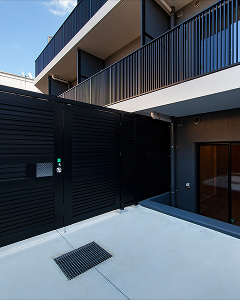 開放感のある専用庭