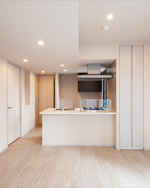 広々としたリビング・ダイニング・キッチン